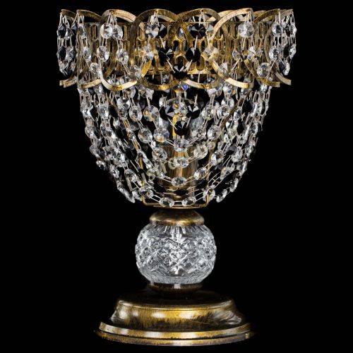 Настольная лампа Астра ажур №1 под бронзу Черная в Химках Настольная лампа Астра ажур №1 под бронзу Черная в Химках