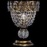 Настольная лампа Астра ажур №1 под бронзу Фиолетовая в Химках Настольная лампа Астра ажур №1 под бронзу Фиолетовая в Химках