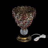 Настольная лампа Астра ажур №1 под бронзу Красная в Химках Настольная лампа Астра ажур №1 под бронзу Красная в Химках