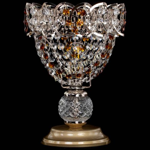 Настольная лампа Астра ажур №1 в Химках Гусь Хрустальный