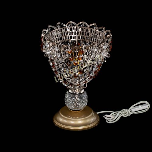 Настольная лампа Астра ажур №1 в Химках Гусь Хрустальный