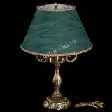 Бронзовая настольная лампа Аврора №3 с абажуром в Химках Бронзовая настольная лампа Аврора №3 с абажуром в Химках