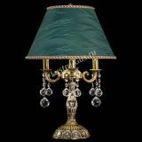 Бронзовая настольная лампа Аврора №3 Шар с абажуром в Химках