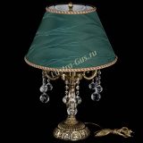 Бронзовая настольная лампа Аврора №3 Шар с абажуром в Химках