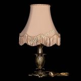 Бронзовая настольная лампа Делия №1 с абажуром в Химках