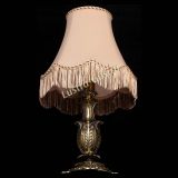 Бронзовая настольная лампа Делия №1 с абажуром в Химках