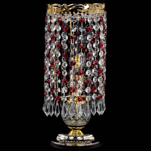 Настольная лампа Диана Карандаш красная в Химках Гусь Хрустальный