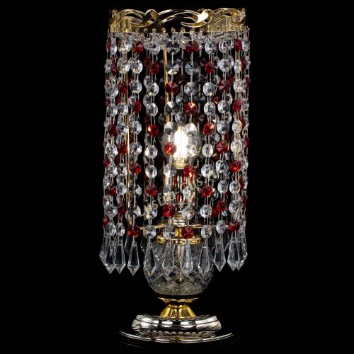 Настольная лампа Диана Карандаш красная в Химках Гусь Хрустальный