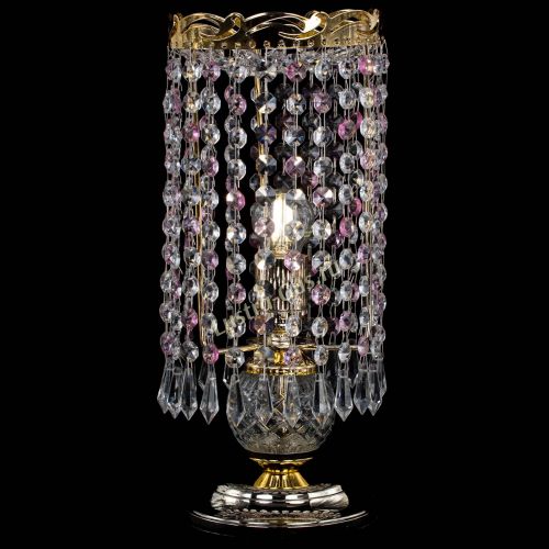 Настольная лампа Диана Карандаш розовая в Химках Гусь Хрустальный