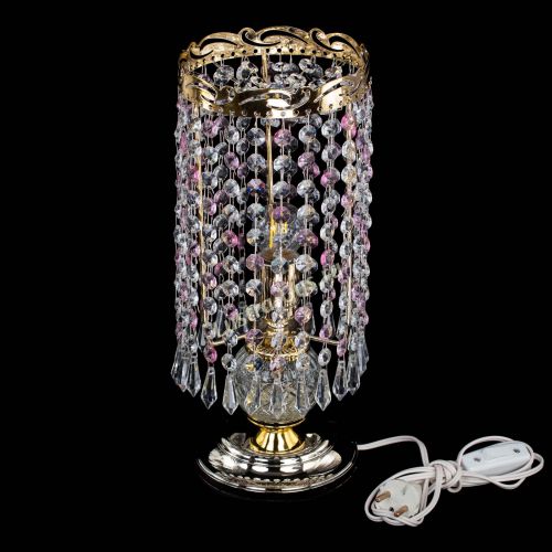 Настольная лампа Диана Карандаш розовая в Химках Гусь Хрустальный