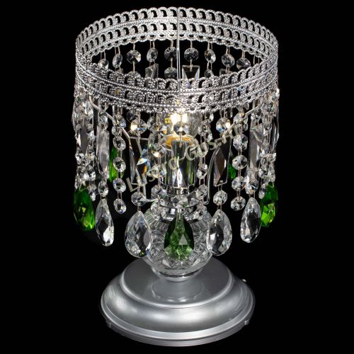 Настольная лампа Флоренция №1 зеленая в Химках Гусь Хрустальный