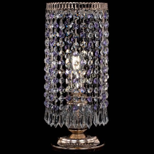 Настольная лампа Кольцо с карандашами фиолетовая в Химках Гусь Хрустальный