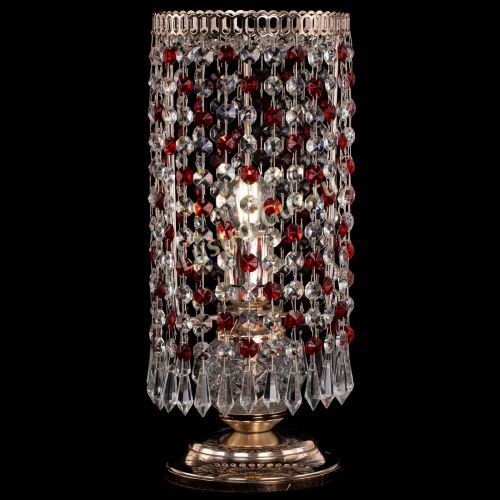 Настольная лампа Кольцо с карандашами красная в Химках Гусь Хрустальный