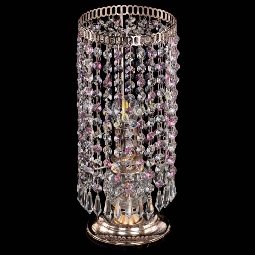 Настольная лампа Кольцо с карандашами розовая в Химках Гусь Хрустальный