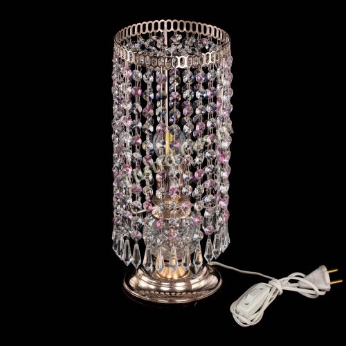 Настольная лампа Кольцо с карандашами розовая в Химках Гусь Хрустальный