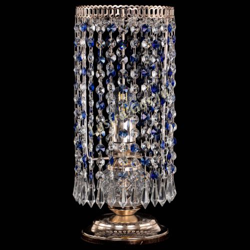 Настольная лампа Кольцо с карандашами синяя в Химках Гусь Хрустальный