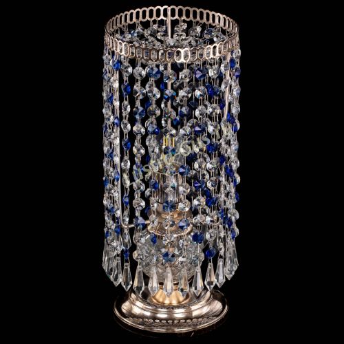 Настольная лампа Кольцо с карандашами синяя в Химках Гусь Хрустальный