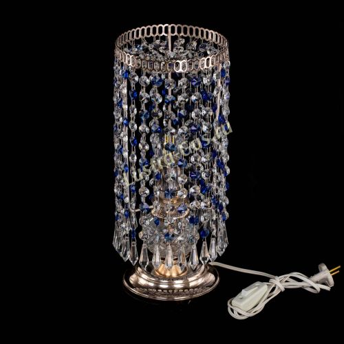 Настольная лампа Кольцо с карандашами синяя в Химках Гусь Хрустальный