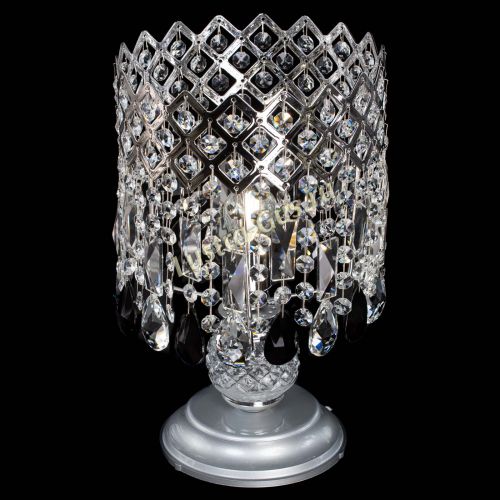 Настольная лампа Корона №1 черная в Химках Гусь Хрустальный