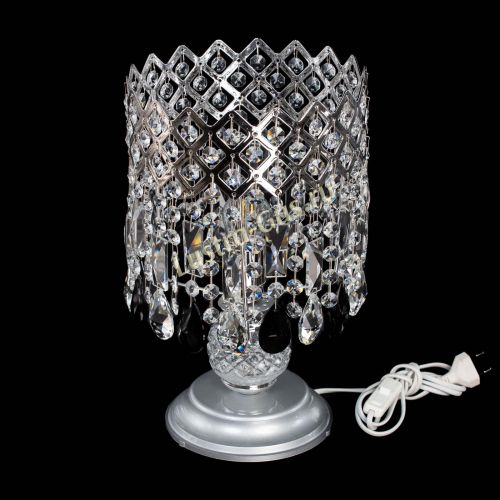 Настольная лампа Корона №1 черная в Химках Гусь Хрустальный