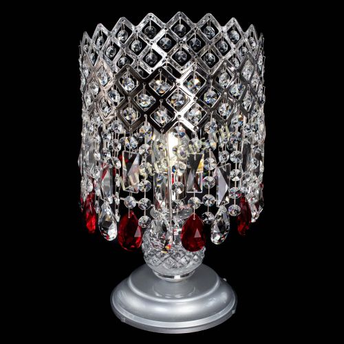 Настольная лампа Корона №1 красная в Химках Гусь Хрустальный