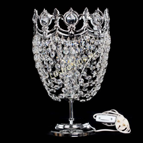 Настольная лампа Корона Элегант Тюльпан в Химках Гусь Хрустальный