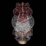 Настольная лампа Корвет № 2 Венеция красный в Химках Настольная лампа Корвет № 2 Венеция красный в Химках