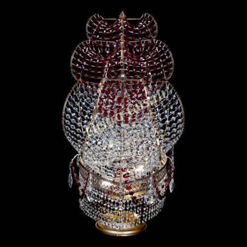 Настольная лампа Корвет № 2 Венеция красный в Химках Гусь Хрустальный