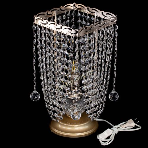 Настольная лампа Квадрат лепестки в Химках Гусь Хрустальный