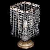 Настольная лампа Квадрат оптикон №1 черная в Химках