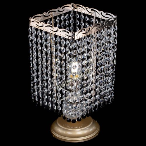 Настольная лампа Квадрат оптикон №1 черная в Химках Гусь Хрустальный