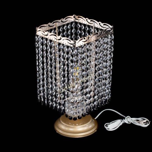 Настольная лампа Квадрат оптикон №1 черная в Химках Гусь Хрустальный