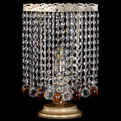 Настольная лампа Квадрат шар чайная в Химках Гусь Хрустальный