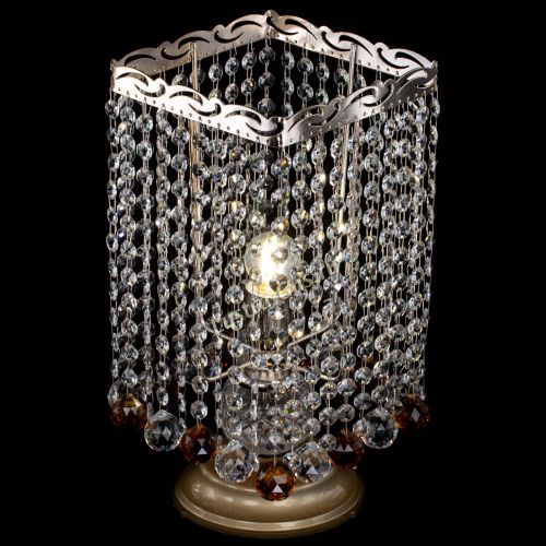 Настольная лампа Квадрат шар чайная в Химках Гусь Хрустальный