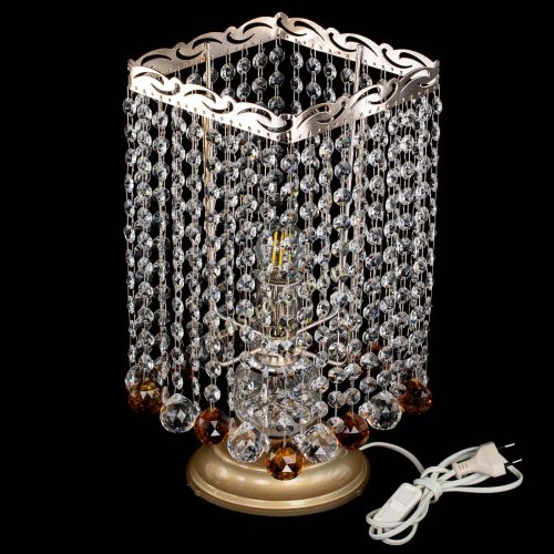 Настольная лампа Квадрат шар чайная в Химках Гусь Хрустальный