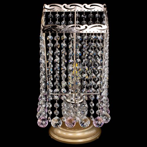 Настольная лампа Квадрат шар розовая в Химках Гусь Хрустальный