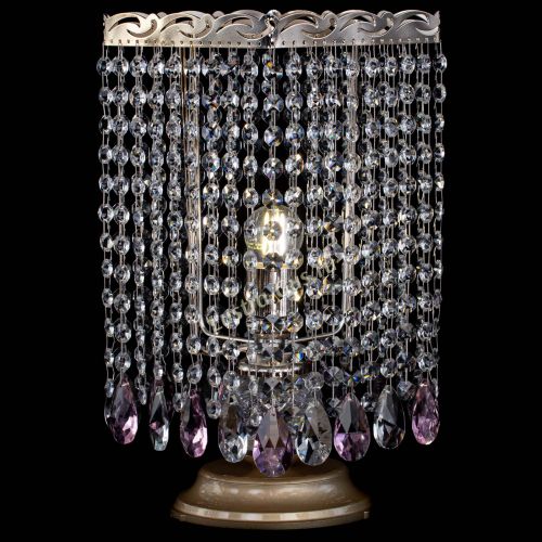 Настольная лампа Квадрат журавлик розовая в Химках Гусь Хрустальный