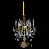 Бронзовая настольная лампа Луиза №5/2 шар в Химках Бронзовая настольная лампа Луиза №5/2 шар в Химках