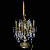 Бронзовая настольная лампа Луиза №5/2 журавлик в Химках