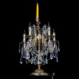 Бронзовая настольная лампа Луиза №5/2 журавлик в Химках