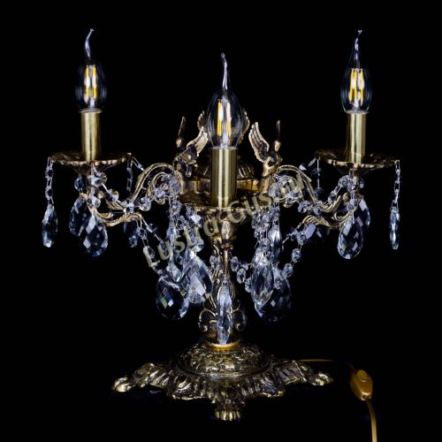 Бронзовая настольная лампа Муза №3 баден в Химках Гусь Хрустальный