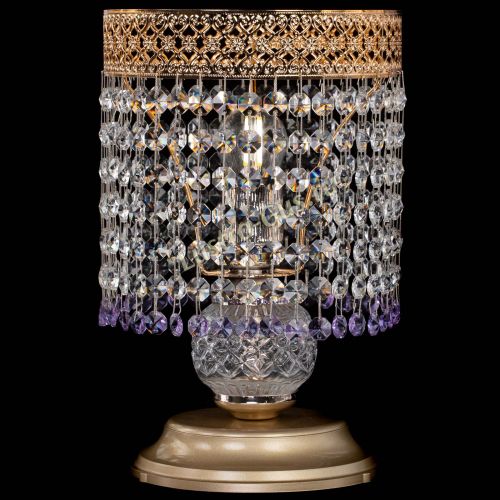 Настольная лампа Венеция №1 мини фиолетовая в Химках Гусь Хрустальный
