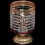 Настольная лампа Венеция №1 мини красная в Химках