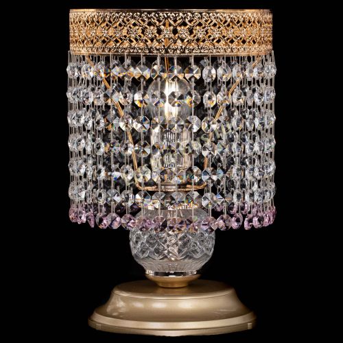 Настольная лампа Венеция №1 мини розовая в Химках Гусь Хрустальный