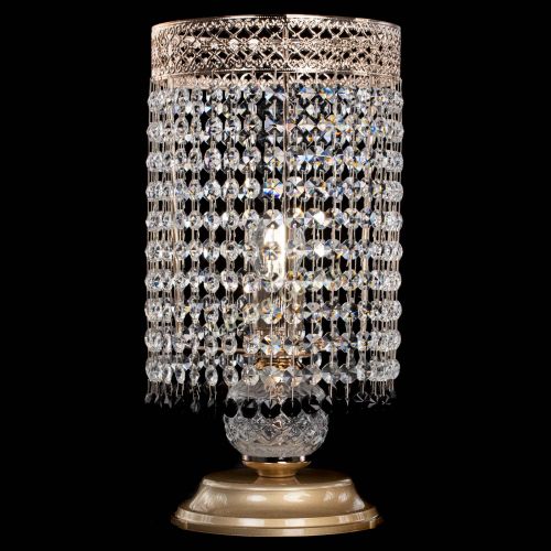 Настольная лампа Венеция оптикон №1 черная в Химках Гусь Хрустальный