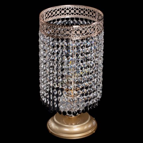 Настольная лампа Венеция оптикон №1 черная в Химках Гусь Хрустальный