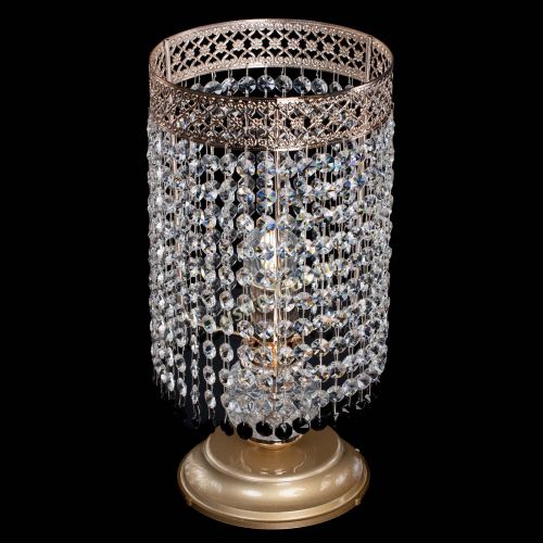 Настольная лампа Венеция оптикон №1 черная в Химках Гусь Хрустальный