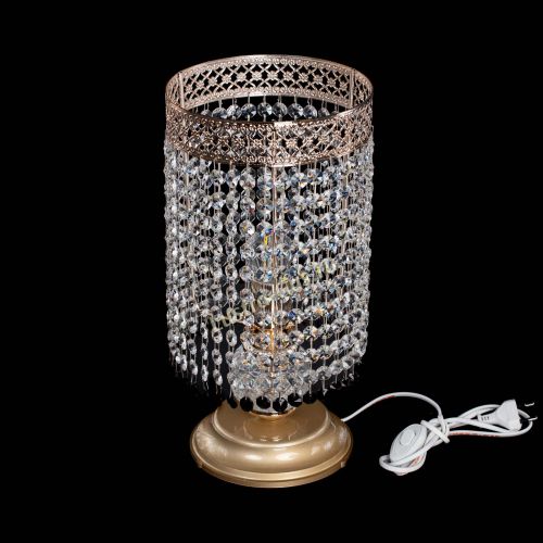 Настольная лампа Венеция оптикон №1 черная в Химках Гусь Хрустальный