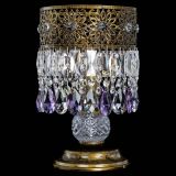 Настольная лампа Восток с пластинками под бронзу Фиолетовая в Химках Настольная лампа Восток с пластинками под бронзу Фиолетовая в Химках