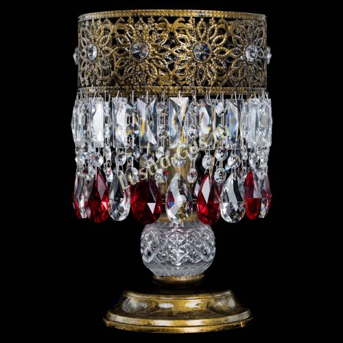 Настольная лампа Восток с пластинками под бронзу Красная в Химках Настольная лампа Восток с пластинками под бронзу Красная в Химках